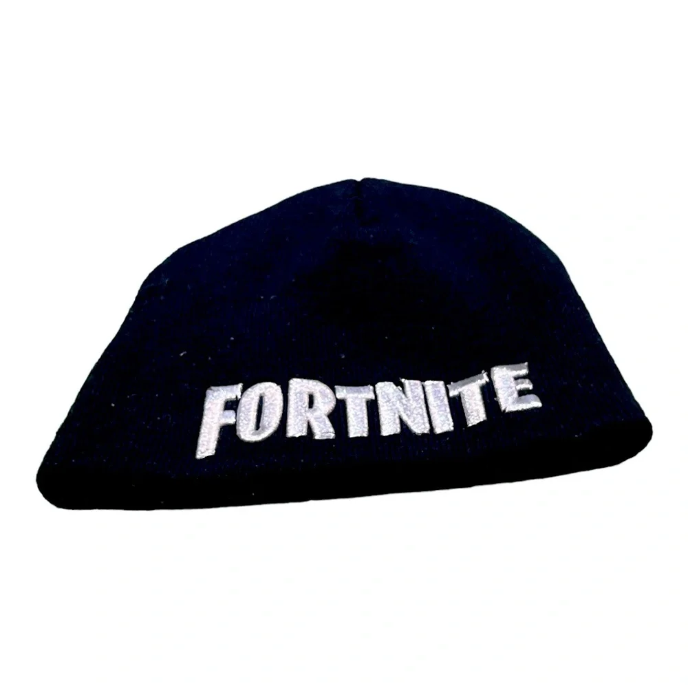 Fortnite Beanie Boys Black Hat.